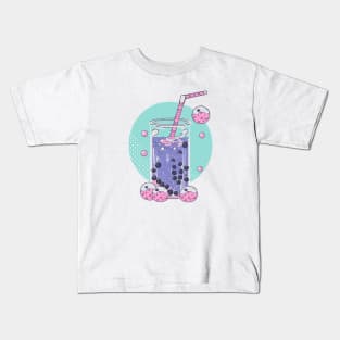 Boba tea Kids T-Shirt
